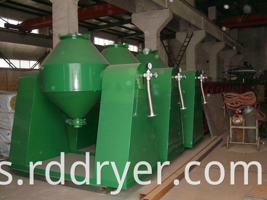 Double Cone Vacuum Drying Machine with Glass Lining